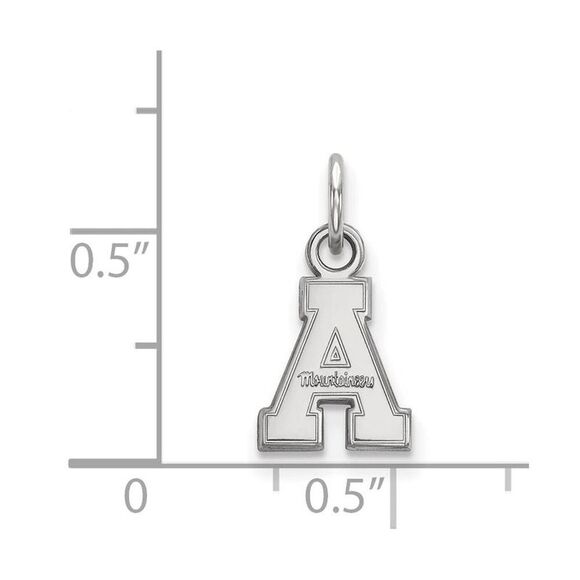 Sterling Silver Appalachian State XS (Tiny) Charm or Pendant